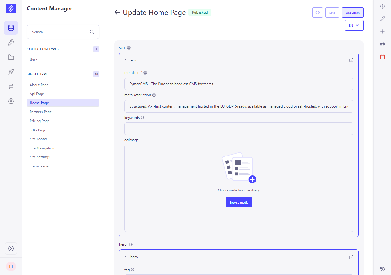 Entry editor